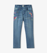 Hatley Bottoms | Girls Girls Pretty Patches Stretch Jeans