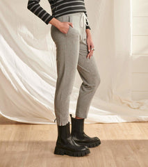 Hatley Bottoms | Women Adrien Jogger - Charcoal Melange