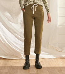 Hatley Bottoms | Women Adrien Jogger - Loden Green Melange