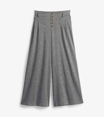 Hatley Bottoms | Women Charlie Wide Leg Pants - Houndstooth
