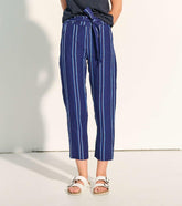 Hatley Bottoms | Women Paper Bag Pants - Beach Stripes