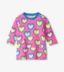 Hatley Dresses | Baby & Toddler Baby & Toddler Girls Big Groovy Heart Terry Dress