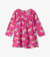 Hatley Dresses | Baby & Toddler Baby & Toddler Girls Folksy Unicorns Gathered Tiered Dress