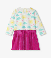 Hatley Dresses | Baby & Toddler Baby & Toddler Girls Happy Skies Layered Knit Dress