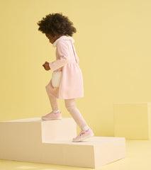 Hatley Dresses | Baby & Toddler Baby & Toddler Girls Rose Elegance Herringbone Fur Trim Dress