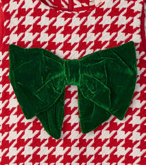 Hatley Dresses | Girls Girls Big Bow Houndstooth Dress