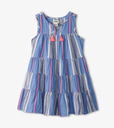 Hatley Dresses | Girls Girls Boho Stripe Tiered Dress