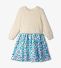 Hatley Dresses | Girls Girls Cami Lace Fuzzy Mixed Sequin Skirt Dress