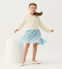 Hatley Dresses | Girls Girls Cami Lace Fuzzy Mixed Sequin Skirt Dress
