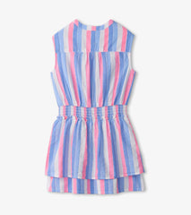 Hatley Dresses | Girls Girls Evening Sky Smocked Waist Dress