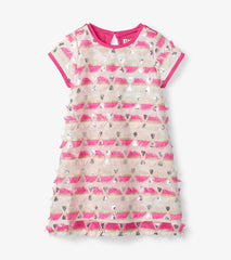 Hatley Dresses | Girls Girls Geometric Sequins Cap Sleeve Dress