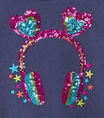 Hatley Dresses | Girls Girls Headphones Dropped Waist Dress