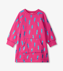 Hatley Dresses | Girls Girls Lightning Bolts Sweater Dress