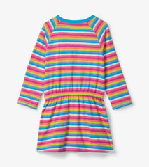 Hatley Dresses | Girls Girls Rainbow Stripes Drop Waist Dress