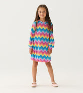 Hatley Dresses | Girls Girls Rainbow Wave Pleated A-Line Dress
