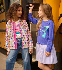 Hatley Dresses | Girls Girls Sequin Butterfly Skirt Dress