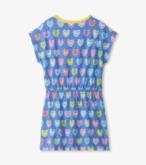 Hatley Dresses | Girls Girls Shibori Hearts Relaxed Dress
