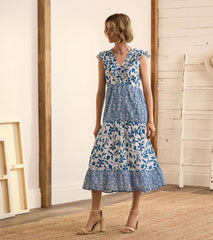 Hatley Dresses | Women Aria Midi Dress - Shibori Mix