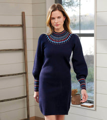 Hatley Dresses | Women Blair Sweater Dress - Navy