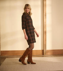 Hatley Dresses | Women Cara Shirt Dress - Autumn Plaid
