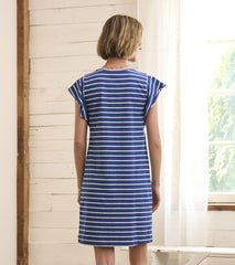 Hatley Dresses | Women Carlie Dress - Blue Quartz Stripes