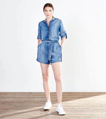 Hatley Dresses | Women Giselle Romper - Medium Blue Wash