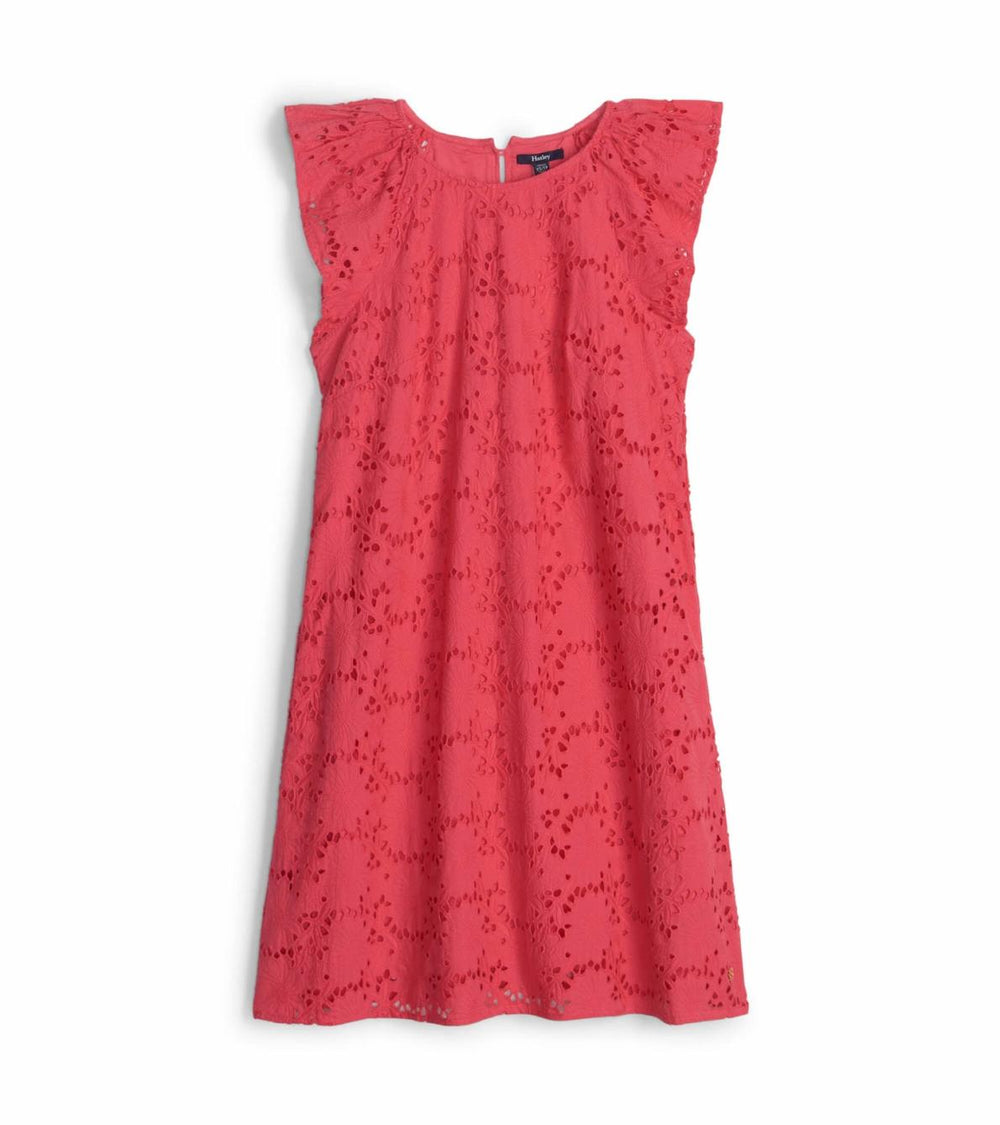 Hatley Dresses | Women Kaia Eyelet Dress - Rouge Red