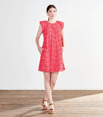 Hatley Dresses | Women Kaia Eyelet Dress - Rouge Red