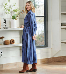 Hatley Dresses | Women Maxi Shirt Dress - Into The Deep