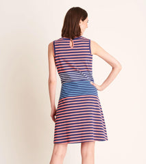 Hatley Dresses | Women Sarah Dress - Navy And Coral Stripes