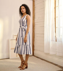 Hatley Dresses | Women Sydney Midi Dress - Summer Stripes