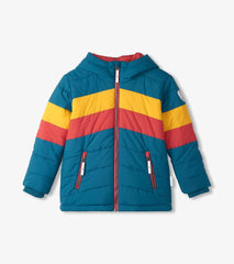 Hatley Outerwear | Boys Boys Aspen Colour Block Puffer Jacket