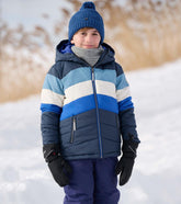 Hatley Outerwear | Girls/Boys Black & Blue Puffer Jacket
