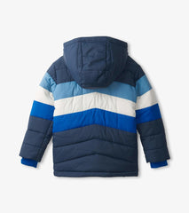 Hatley Outerwear | Girls/Boys Black & Blue Puffer Jacket