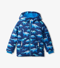 Hatley Outerwear | Girls/Boys Dinosaur Puffer Jacket