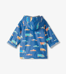 Hatley Rainwear | Baby & Toddler Baby & Toddler Boys Driving Cars Button-Up Rain Jacket