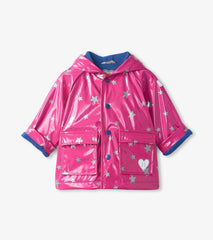 Hatley Rainwear | Baby & Toddler Glitter Stars Baby Raincoat