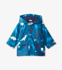 Hatley Rainwear | Baby & Toddler Real Dinosaurs Colour Changing Baby Raincoat