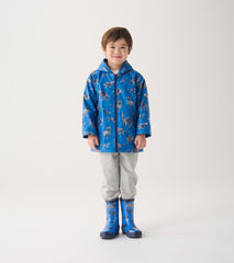 Hatley Rainwear | Boys Boys Dinosaur Zip-Up Rain Jacket