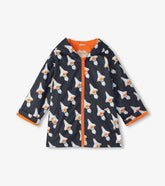 Hatley Rainwear | Boys Boys Space Shuttles Colour Changing Zip-Up Rain Jacket