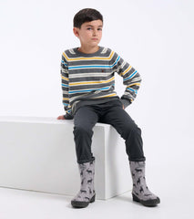 Hatley Rainwear | Boys Magestic Elk Matte Rain Boots