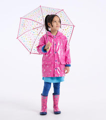 Hatley Rainwear | Girls Glitter Stars Shiny Rain Boots