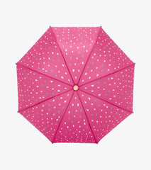 Hatley Rainwear | Girls Tiny Drops Colour Changing Umbrella