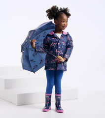 Hatley Rainwear | Girls Unicorn Constellations Shiny Rain Boots