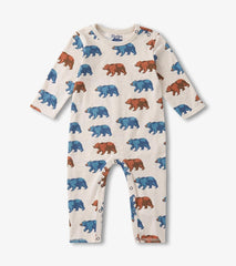 Hatley Rompers | Baby & Toddler Baby Boys Bluestone Bears Long Sleeve Romper
