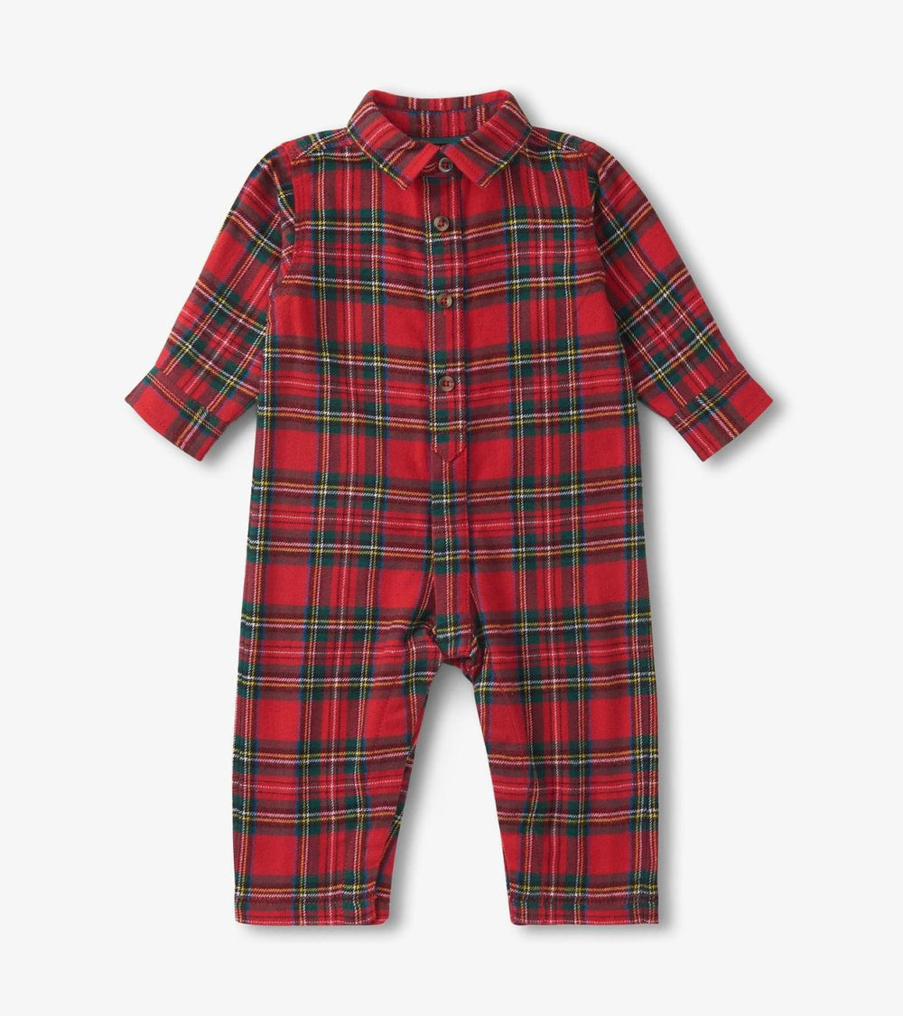 Hatley Rompers | Baby & Toddler Baby Red Plaid Button Down Romper