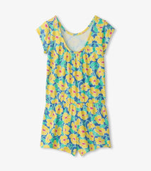 Hatley Rompers | Girls Girls Sleepy Poppies Faux Romper