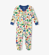 Hatley Sleepwear | Baby & Toddler Baby Blue Falala Cotton Footed Sleeper