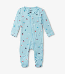 Hatley Sleepwear | Baby & Toddler Baby Boys Tiny Sailboats Footed Sleeper