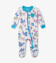 Hatley Sleepwear | Baby & Toddler Baby Girls Big Butterflies Footed Sleeper